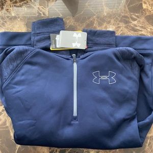 Brand New Boys XL Under Urmour Half Zip Hoodie